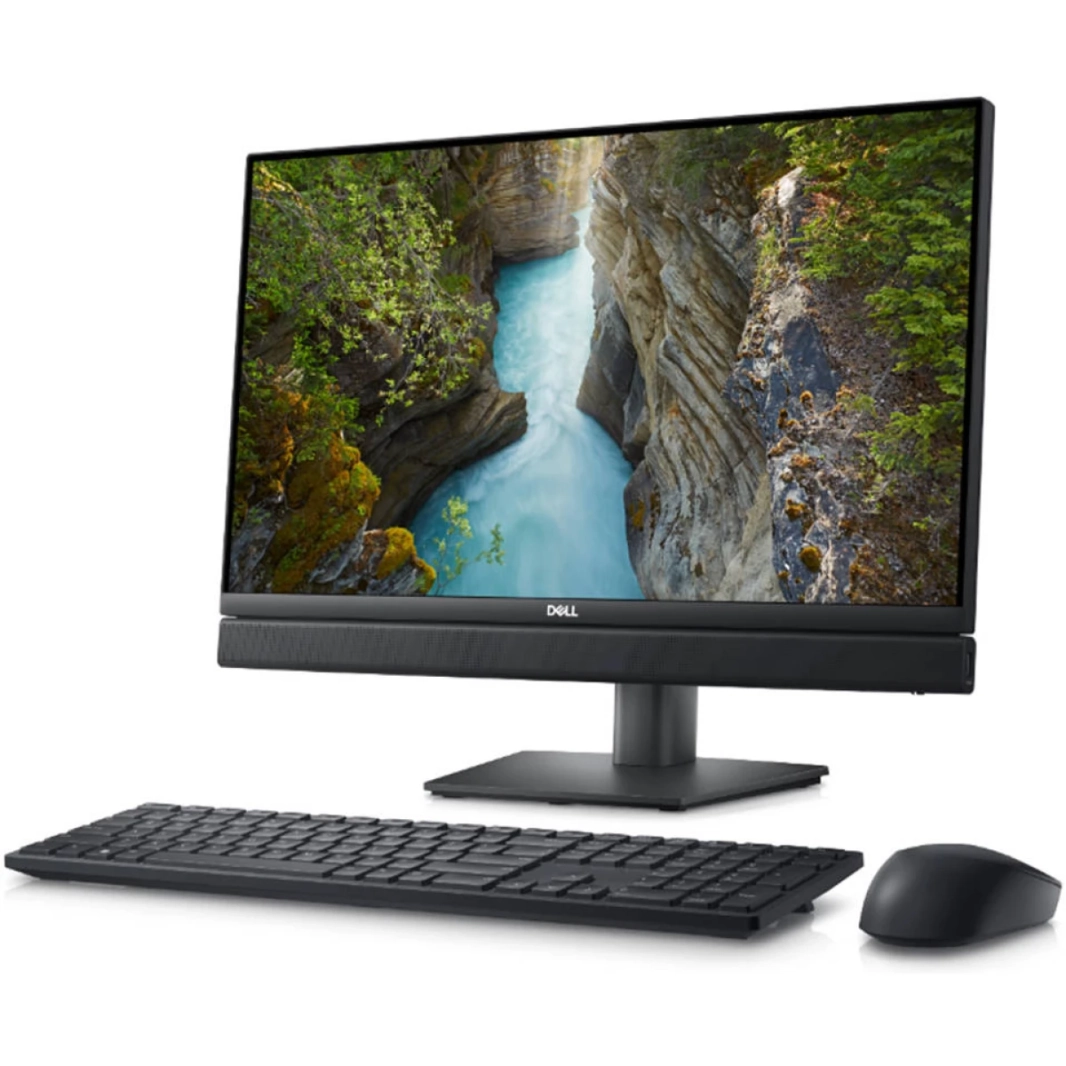 Dell Optiplex 7410 (2023) All-in-One 13Gen Intel Core i7 16-cores w/ 24 "شاشة تعمل باللمس ونظام التشغيل Windows 11 Pro-أسود