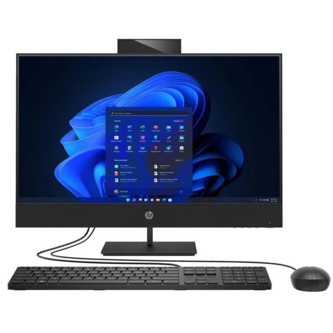 HP Proone 440 G9 Professional All-in-One PC (2023) NEW 13GEN Intel Core i7 16-cores w/ 24 "عرض IPS Full HD و 3 سنوات ضمان-أسود