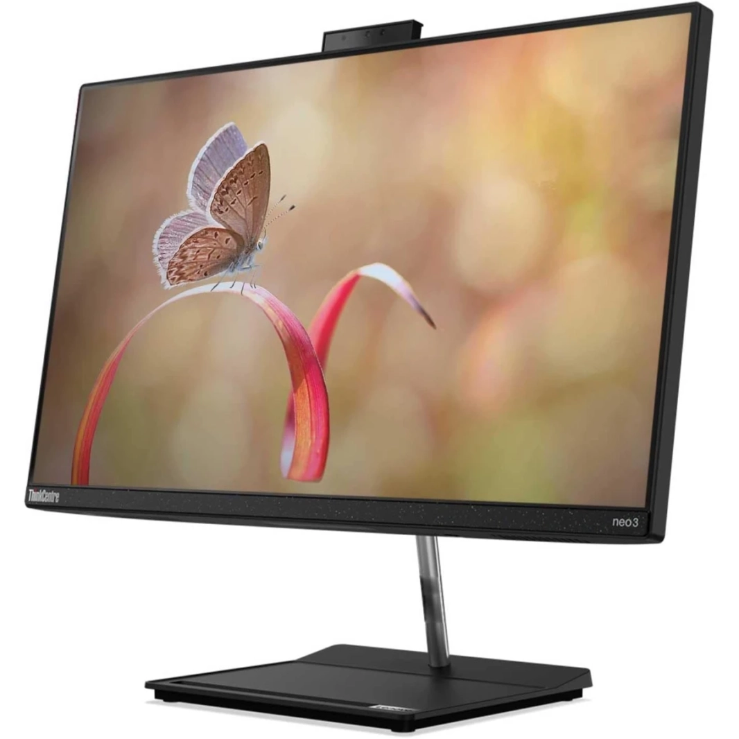 Lenovo ThinkCentre Neo 30a 27 "All-in-One PC 13Gen Intel Core I5 ​​8 CORES مع معالج عالي الأداء و 27" لا شيء-أسود-أسود