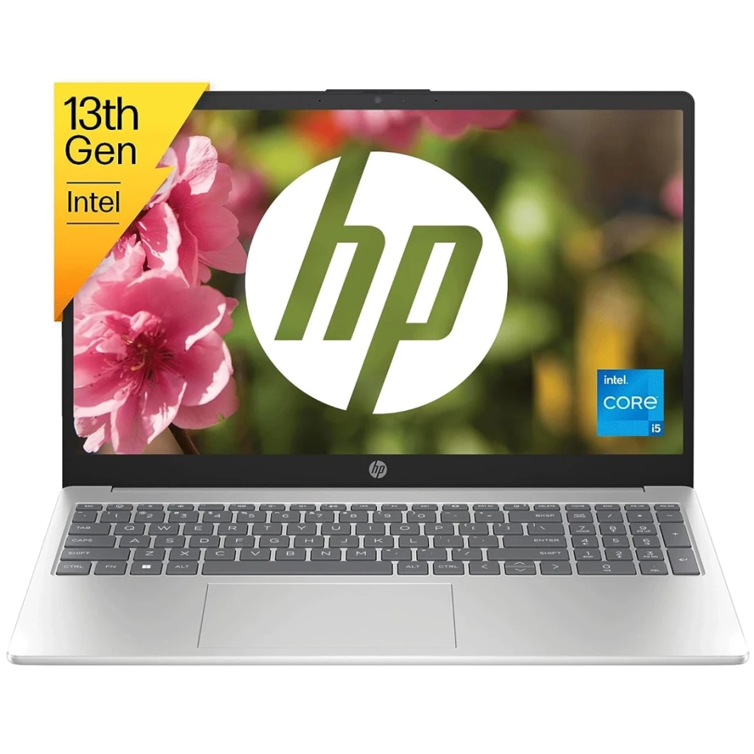 HP LAPTOP 15-FD0054NE (2023) NEW 13th Gen Intel Core I5 ​​10-CORES SLIM (مخصص)-Silver