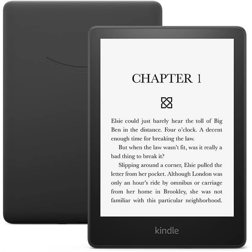 Amazon New Kindle Paperwhite (2022) 16GB WiFi 6.8 "ضوء دافئ قابل للتعديل ومقاوم للماء - أسود