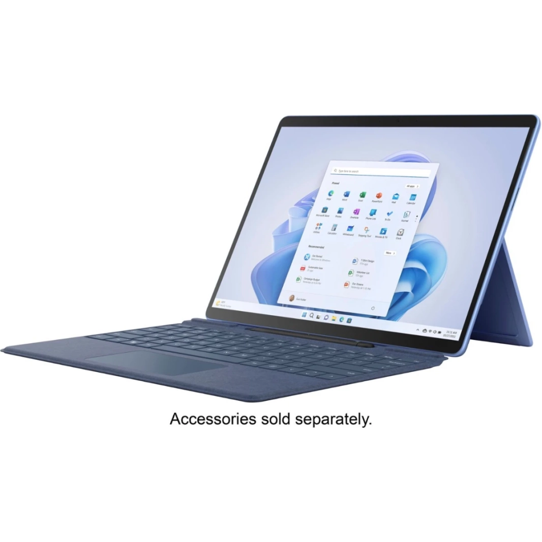 Microsoft Surface Pro 9 (أحدث طراز) 12Gen Intel Core i5 10-Cores 2-in-1 Touch w/ 2.8k 120hz شاشة وتخزين 256 جيجابايت-الياقوت