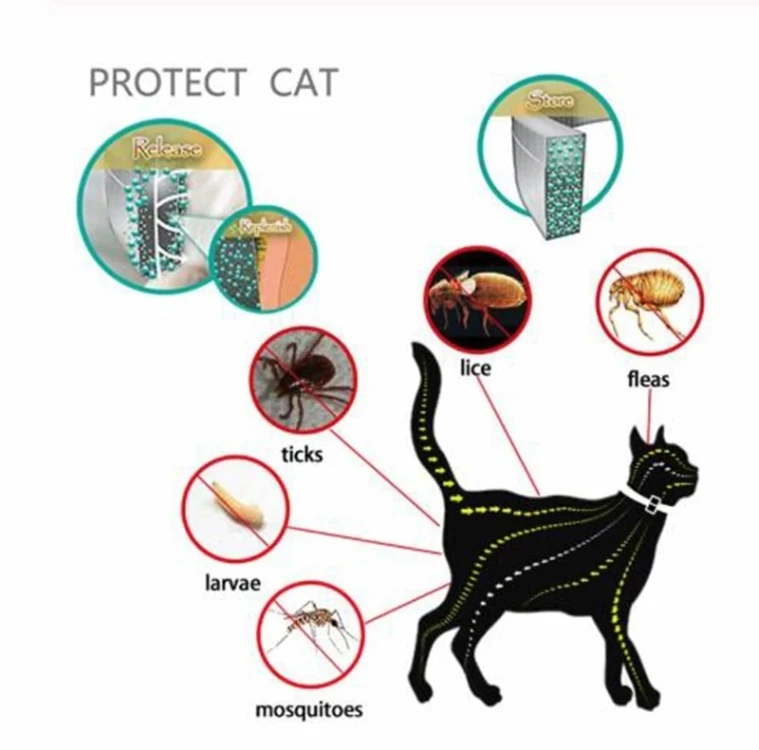 Cat insect collar  - /35cm