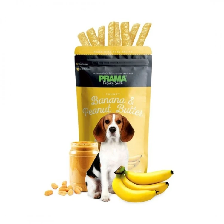 PRAMA Delicacy Banana Peanut Butter Dog Treats (70 Grams)  - /70gm