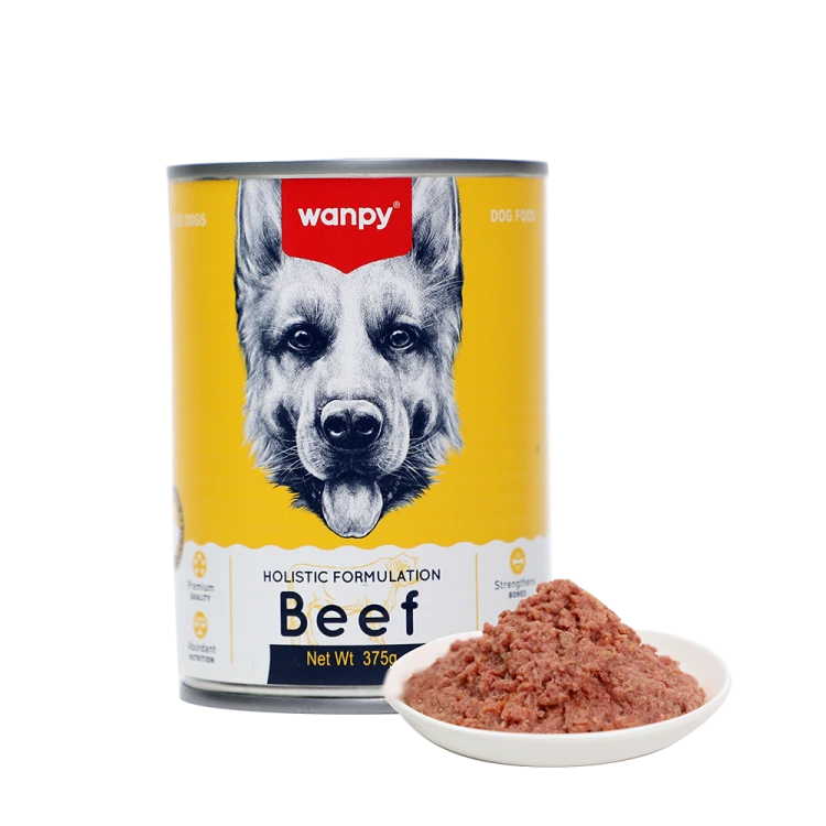 Wanpy Premium Dog Canned Food Beef 375g  - /375g