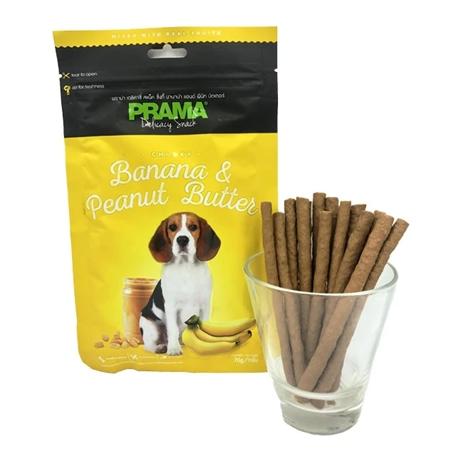 PRAMA Delicacy Banana Peanut Butter Dog Treats (70 Grams)  - /70gm