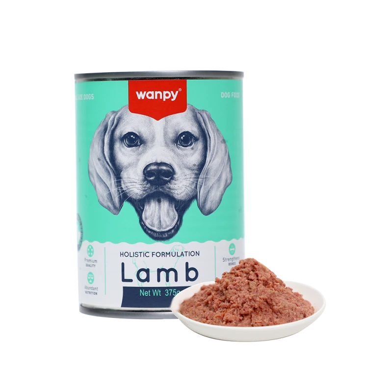 Wanpy Premium Dog Canned Food Lamb 375g  - /375g