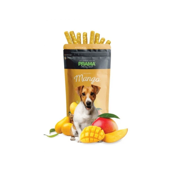 PRAMA Delicacy mango Dog Treats (70 Grams) MADE WITH FRESH MEAT  - /70gm