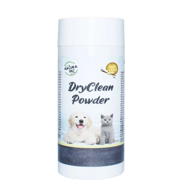 ECO NATURA PET DRY CLEAN POWDER VANILIA SCENTED 150 GR  - /150gm