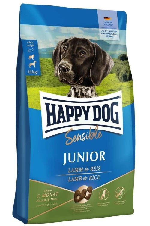 Happy Dog Sensible Junior - Lamb & Rice - 10kg