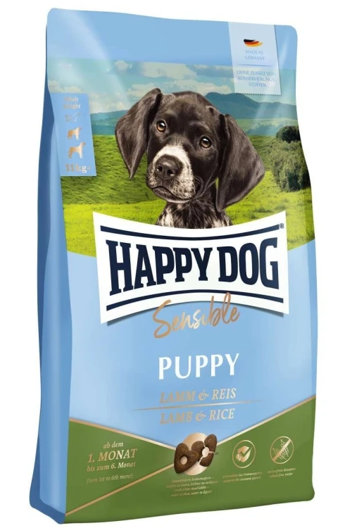 Happy Dog Sensible puppy Lamb & Rice - 4kg