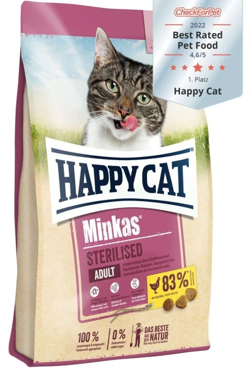 Minkas for sterilized cats - 10kg