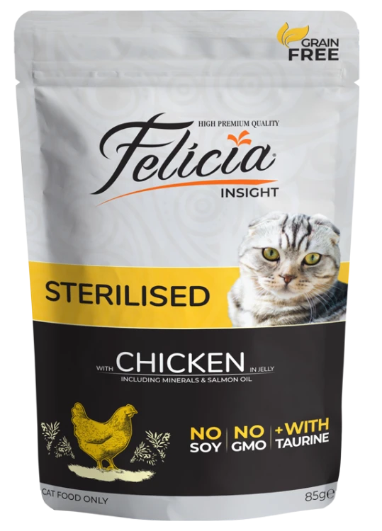 Paws Felicia All Types - Kitten Chicken in Jelly