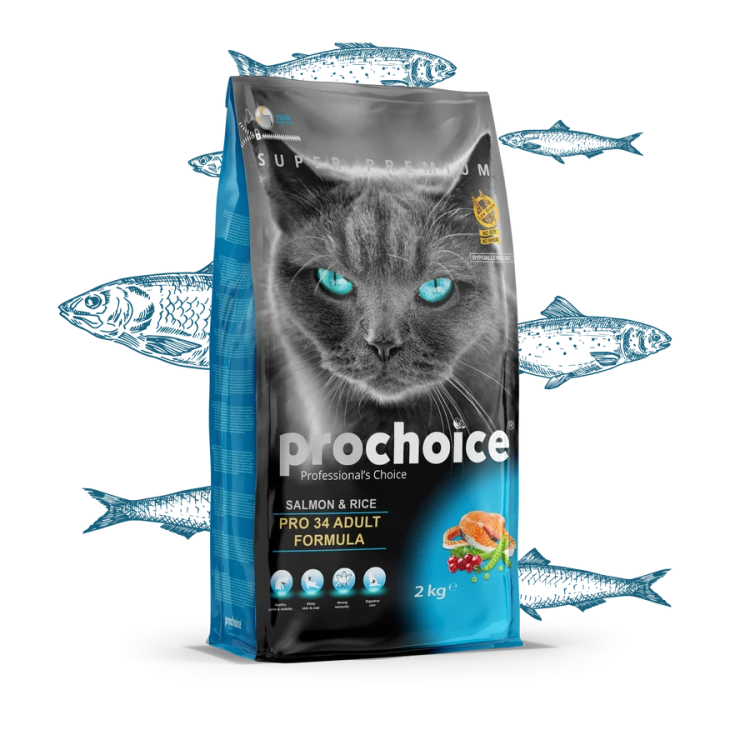 Brooches for adult cats fish - 15kg