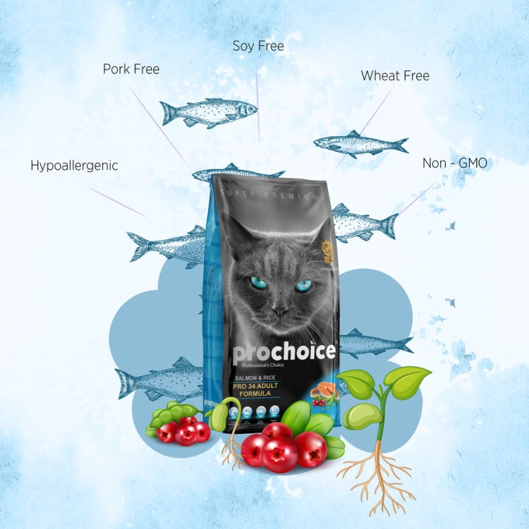 Brooches for adult cats fish - 15kg