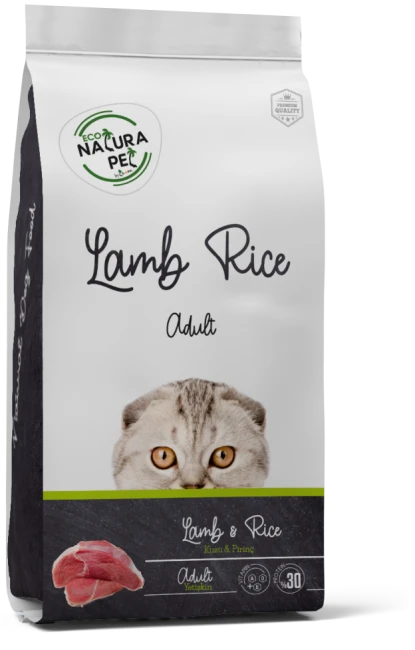 Eco Natura Lamb & Rice Adult Cat Food  - /15kg