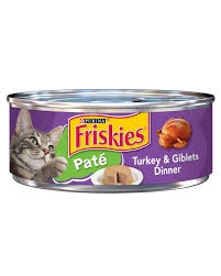 Friskies Paté Turkey & Giblets Dinner Wet Cat Food  - /156g