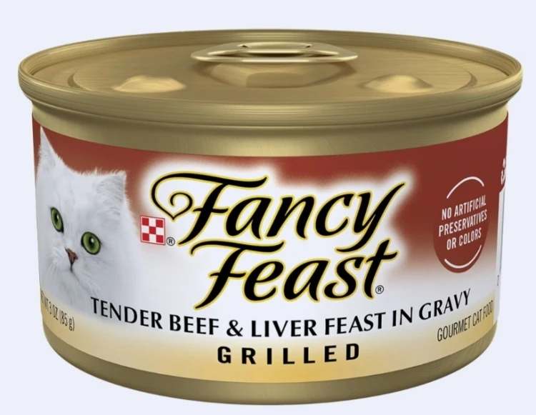 Fancy Feast Grilled Tender Beef & Liver Feast In Gravy Gourmet Cat Food  - /85g