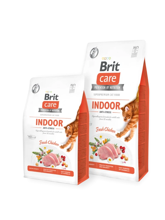 Brit Care Cat Grain-Free INDOOR ANTI-STRESS - 2kg