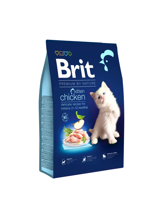 Brit Premium by Nature Cat Kitten Chicken - 8kg