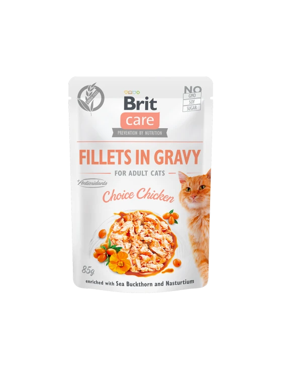 Brit Care Cat Pouch CHOICE CHICKEN in Gravy  - /85g