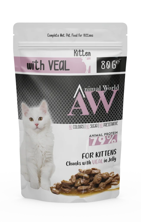 Kitten With Veal All Breed  - /80gm