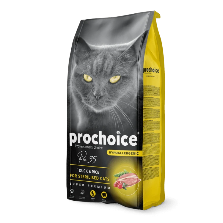 Prochoic steriliser cat food duck  - /15kg