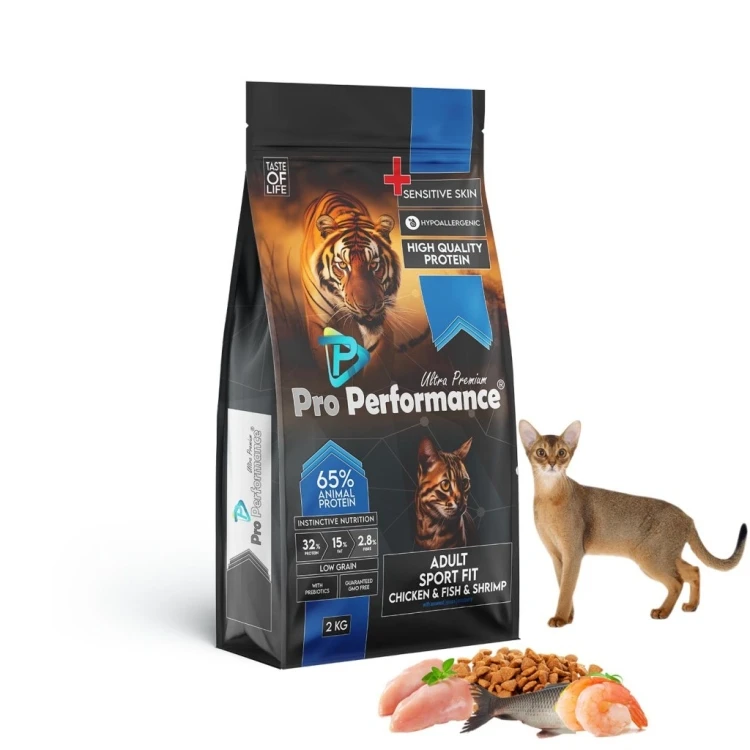 ADULT CAT SPORTFIT CHICKEN & FISH Pro performance  - /15kg