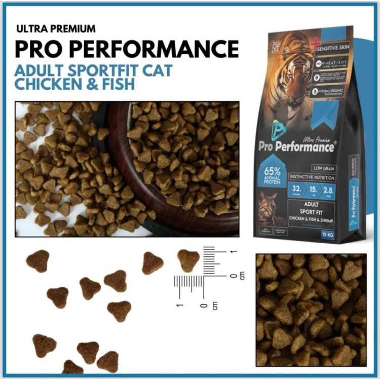 ADULT CAT SPORTFIT CHICKEN & FISH Pro performance  - /15kg