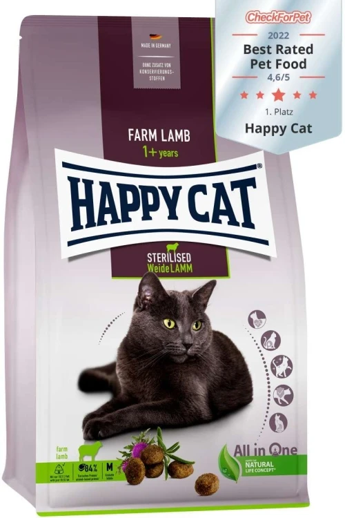 Happy cat sterilised lamb  - /1.3kg