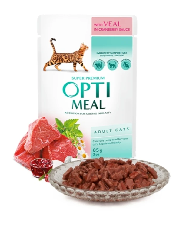 Optimeal adult with veal  - /85 gm