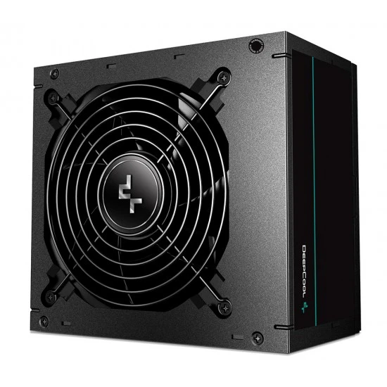 مزود الطاقة DEEPCOOL PM750D 80 PLUS GOLD غير القابل للتعديل ATX بقوة 750 واط لأجهزة الكمبيوتر المخصصة للألعاب