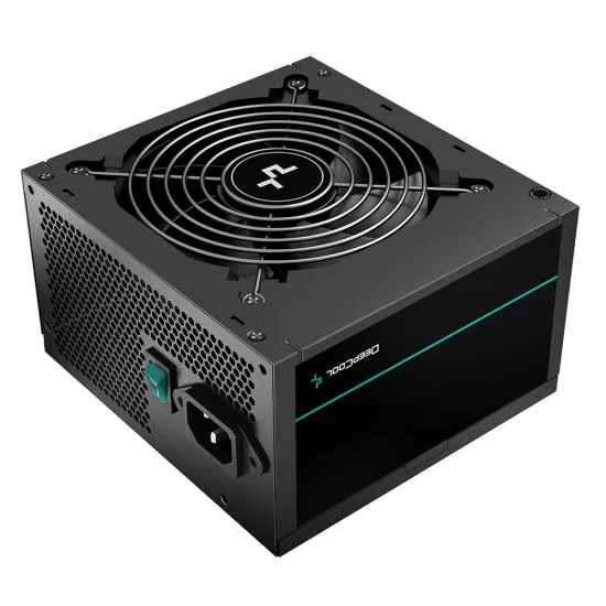 مزود الطاقة DEEPCOOL PM750D 80 PLUS GOLD غير القابل للتعديل ATX بقوة 750 واط لأجهزة الكمبيوتر المخصصة للألعاب