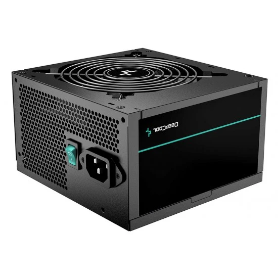 مزود الطاقة DEEPCOOL PM750D 80 PLUS GOLD غير القابل للتعديل ATX بقوة 750 واط لأجهزة الكمبيوتر المخصصة للألعاب