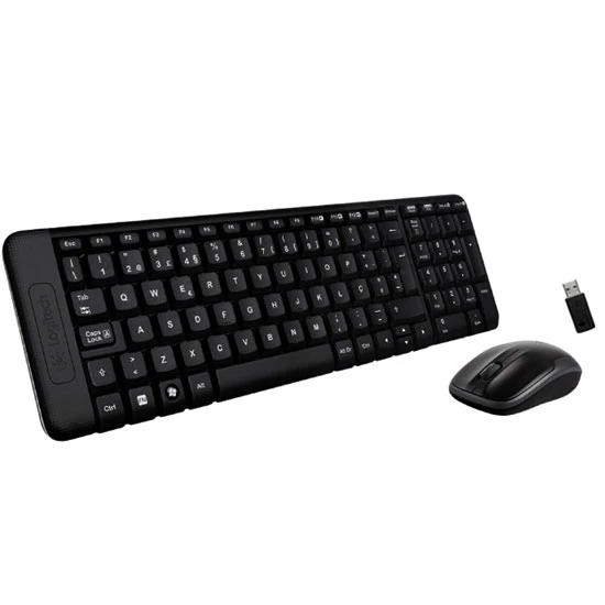 مجموعة لوحة المفاتيح والماوس اللاسلكية LOGITECH MK220