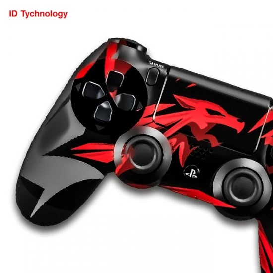 وحدة تحكم لاسلكية ID PLAYSTATION 4 DUALSHOCK DRAGON DESIGN REFRESHED متوافقة مع PS4 والكمبيوتر الشخصي