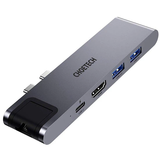 محول متعدد المنافذ USB-C 7 في 1 من CHOETECH HUB-M24