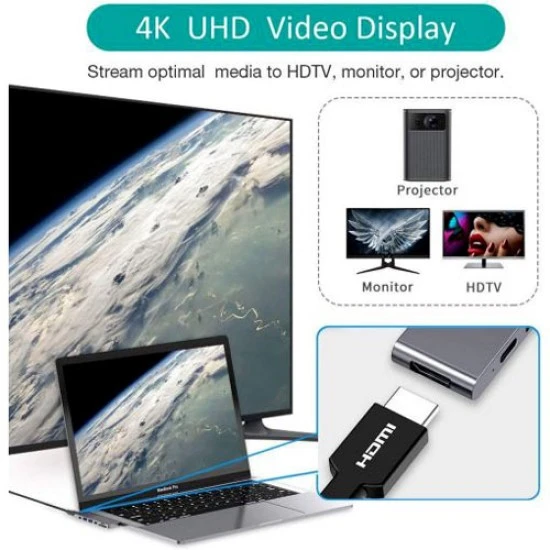 محول CHOETECH HUB M14 USB-C متعدد المنافذ 7 في 1