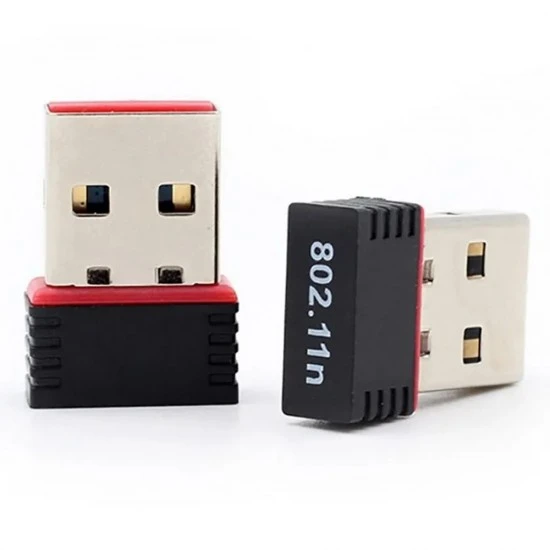 محول واي فاي لاسلكي صغير USB بسرعة 150 ميجابايت في الثانية وتردد 2.4 جيجاهرتز