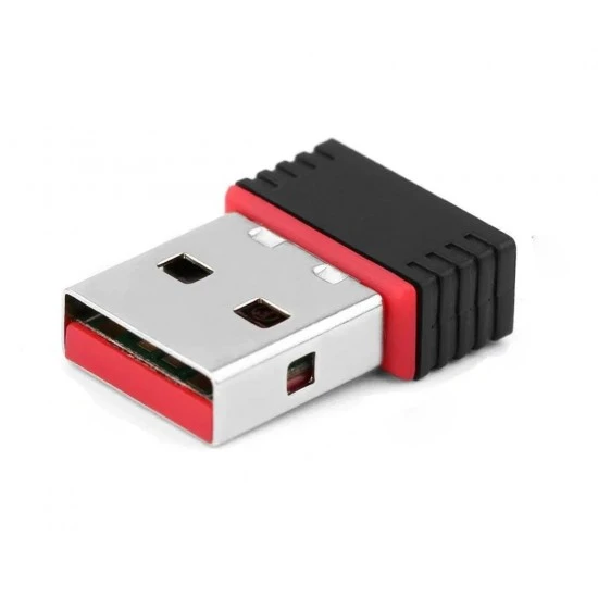 محول واي فاي لاسلكي صغير USB بسرعة 150 ميجابايت في الثانية وتردد 2.4 جيجاهرتز