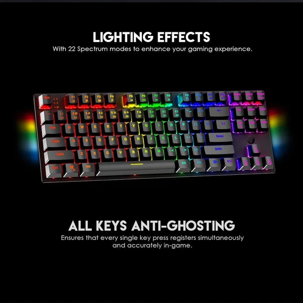 لوحة مفاتيح ميكانيكية FANTECH MAXFIT87 MK856 RGB