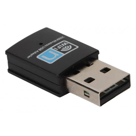 محول واي فاي لاسلكي USB بسرعة 300 ميجابايت في الثانية وتردد 2.4 جيجاهرتز IEEE