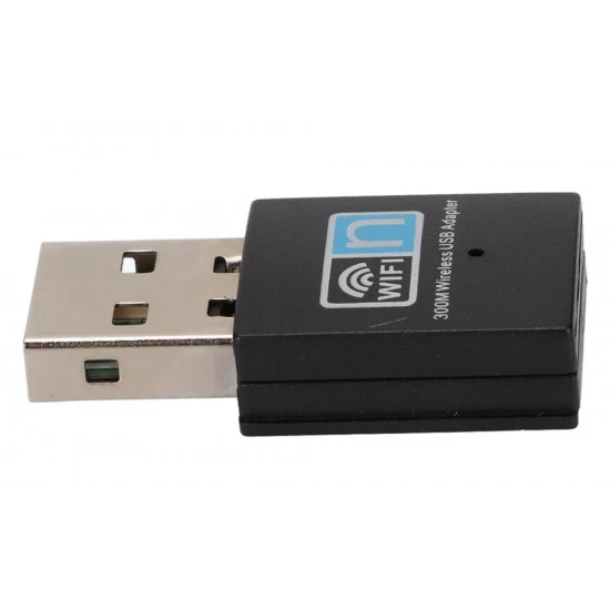 محول واي فاي لاسلكي USB بسرعة 300 ميجابايت في الثانية وتردد 2.4 جيجاهرتز IEEE