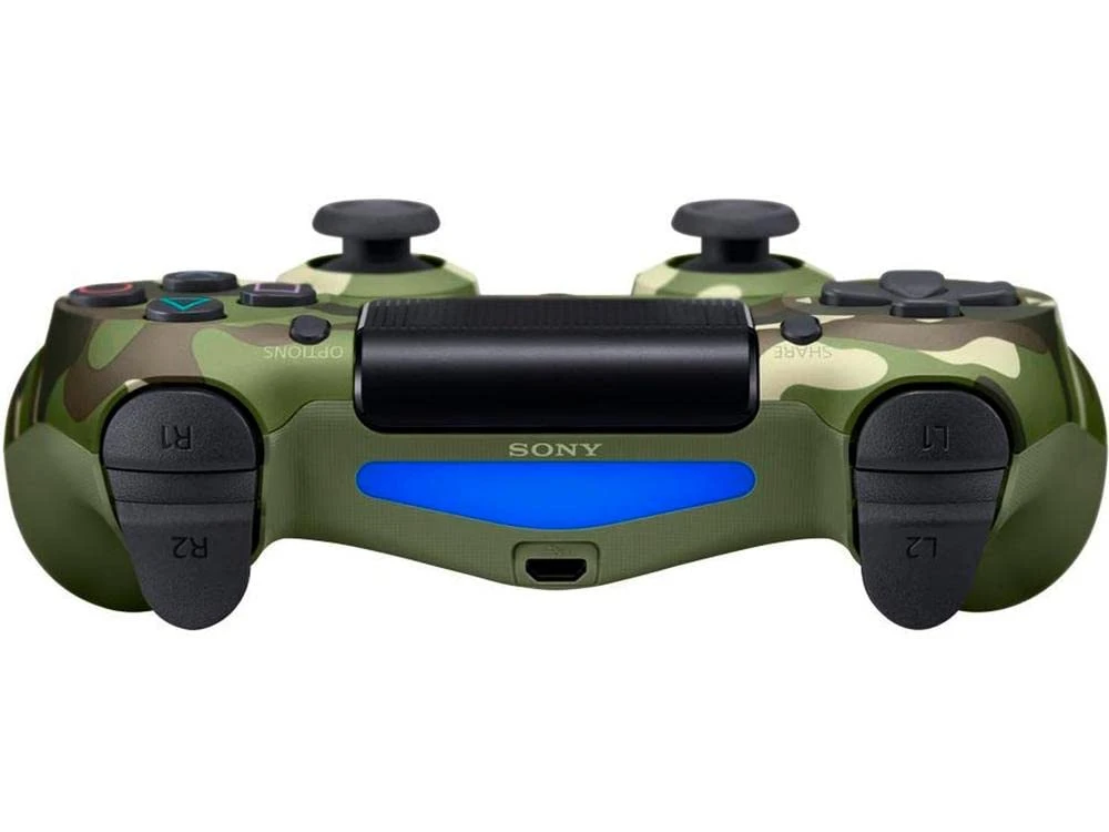 وحدة تحكم لاسلكية DualShock 4 لجهاز PlayStation 4 – لون أخضر مموه