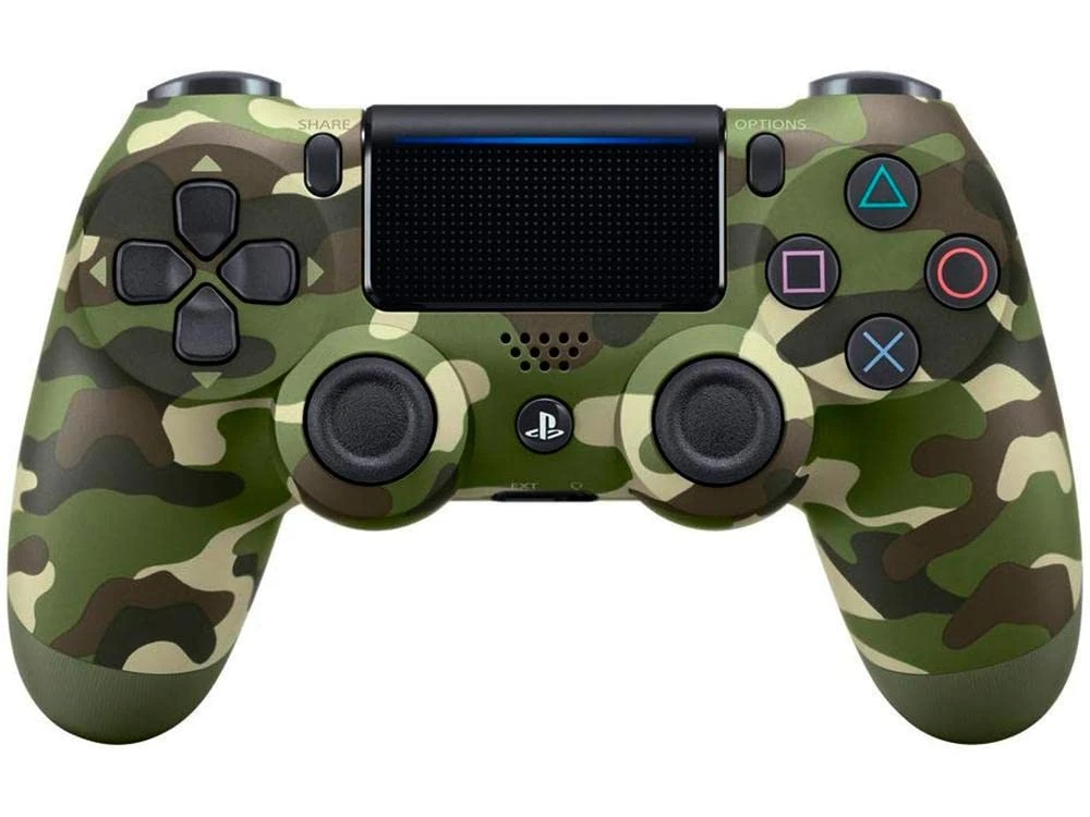 وحدة تحكم لاسلكية DualShock 4 لجهاز PlayStation 4 – لون أخضر مموه