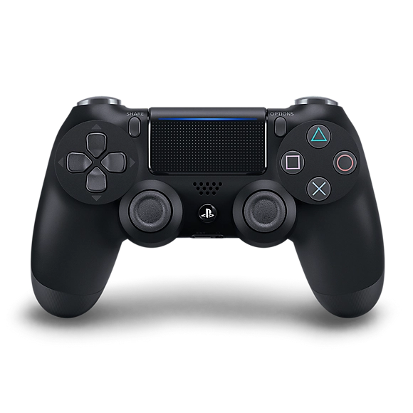 وحدة تحكم لاسلكية DUALSHOCK4 لجهاز PS4 – أسود لامع