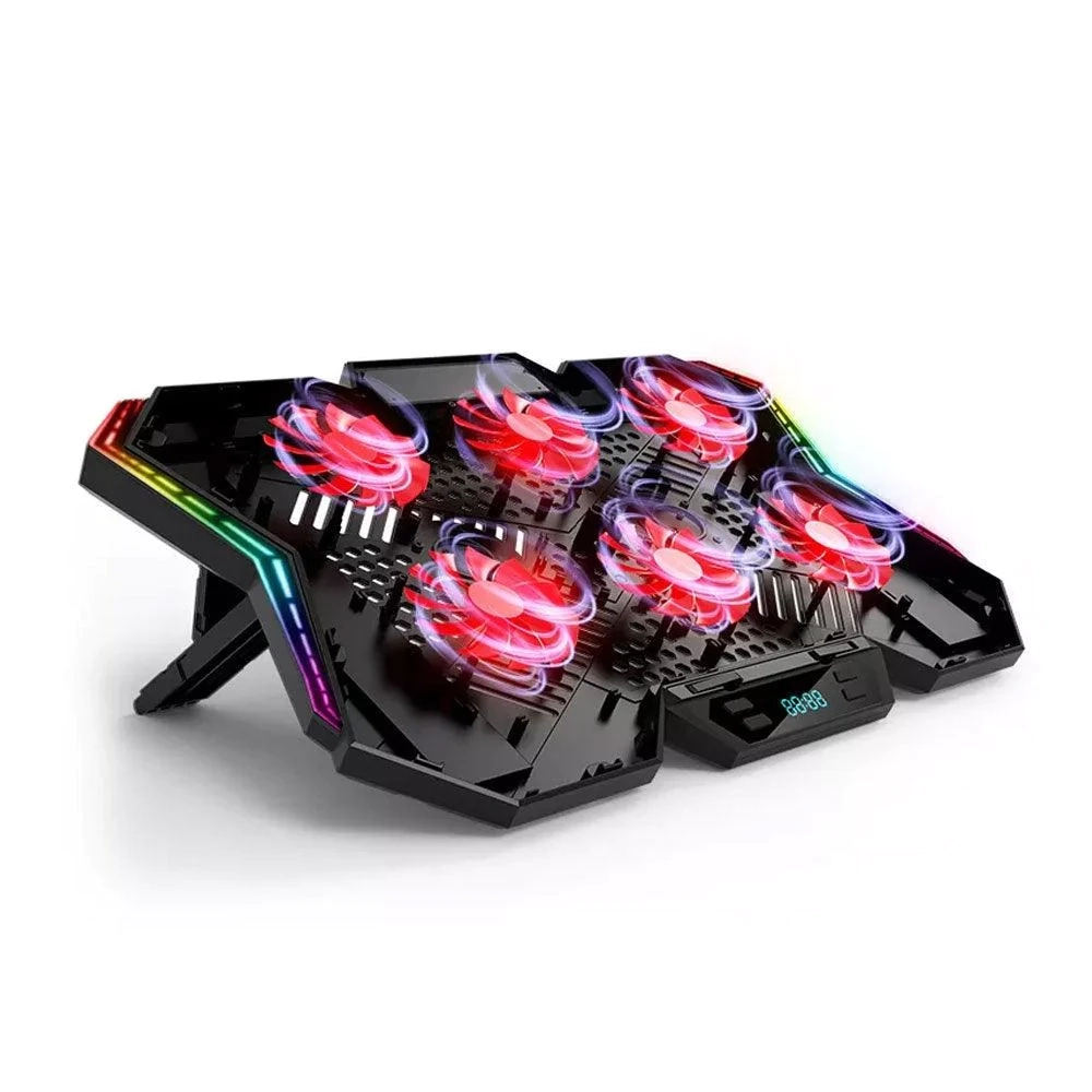 مبرد كمبيوتر محمول COOLCOLD K40 RGB مزود بستة مراوح