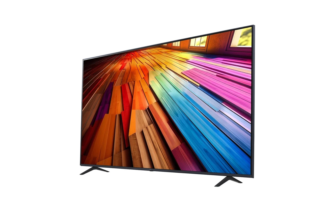 تلفزيون LG UHD 4K مقاس 70 بوصة من سلسلة UT8000، نظام التشغيل WebOS Smart AI ThinQ، جهاز تحكم عن بعد سحري، سينما ثلاثية الجوانب، HDR10، HLG، AI Sound Pro (5.1.2ch)، حامل ثنائي الأقطاب