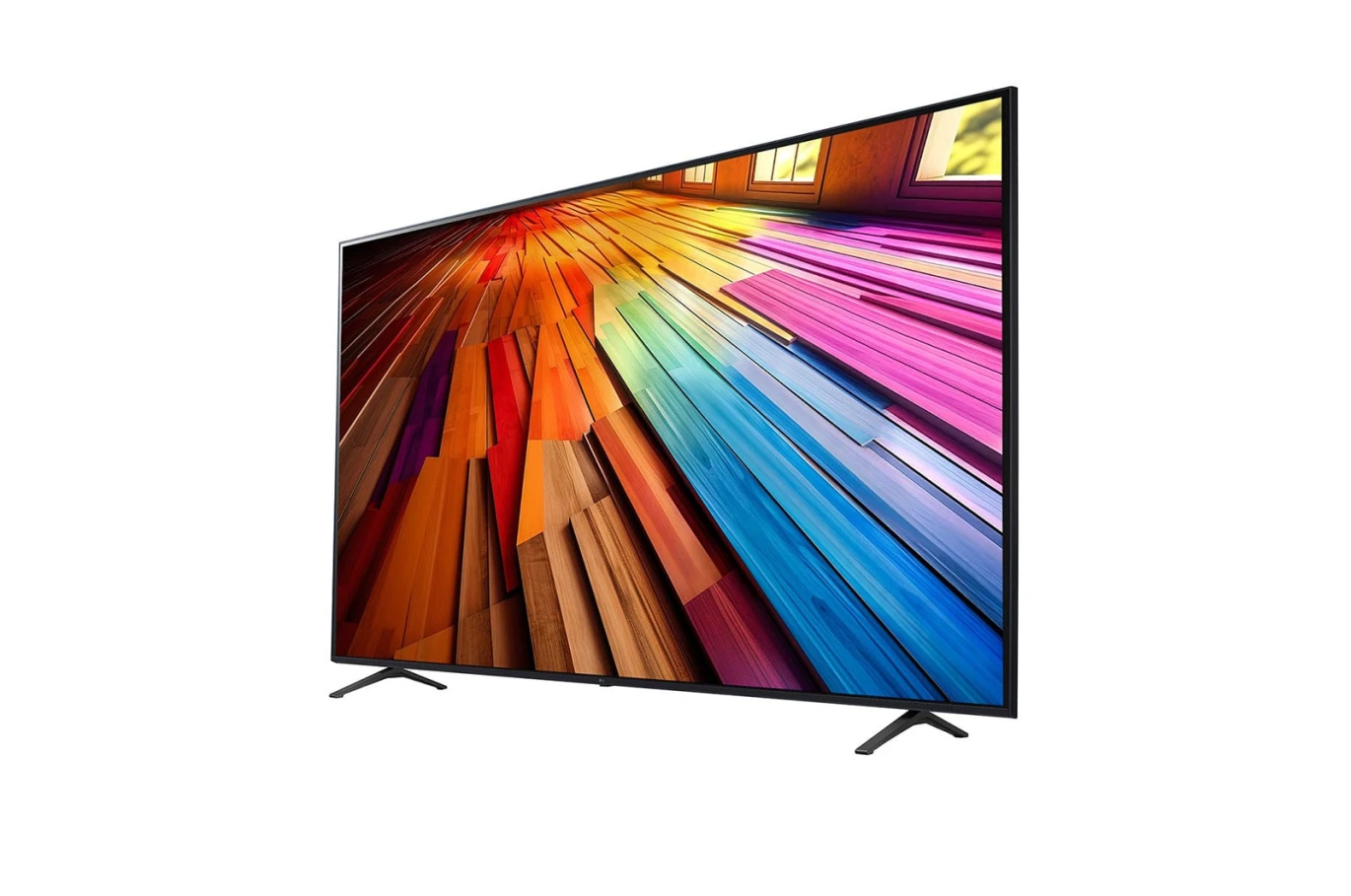 تلفزيون LG UHD UT80 4K الذكي مقاس 86 بوصة مع جهاز تحكم عن بعد AI Magic HDR10 webOS24 – 86UT80006LA (2024)