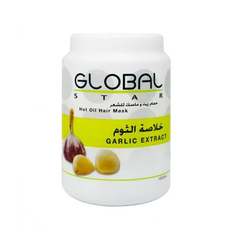 GLOBAL STAR HOT OIL HAIR MASK خلاصة بالثوم